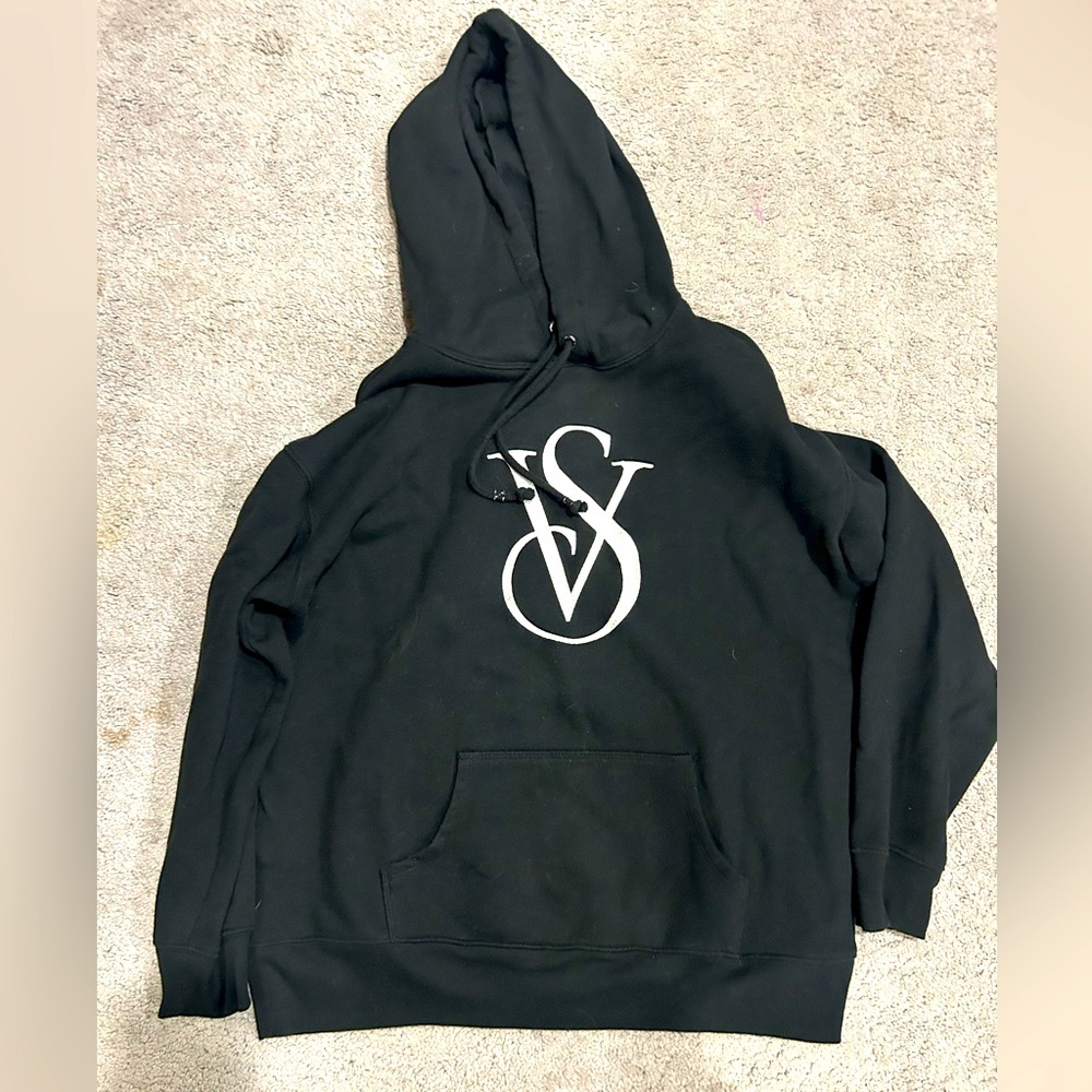 Victoria's Secret Black Hoodie Sweater